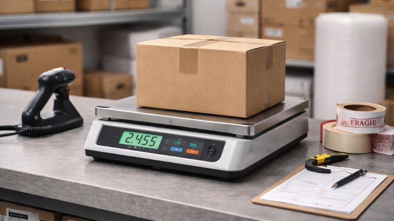 Balance colis pour logistique et expédition
