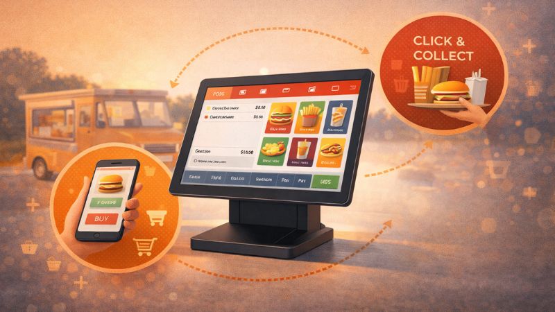 Gérer les commandes en ligne et le click & collect dans un food-truck