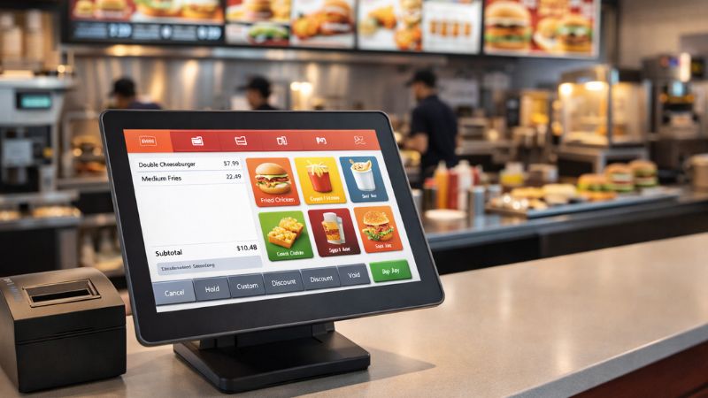 Comment choisir une caisse enregistreuse adaptée à un fast-food ou snack ?