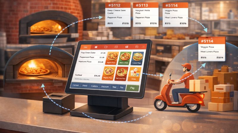 Connecter la caisse à vos outils de production et de livraison