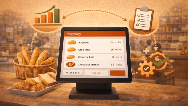 Gestion des stocks en boulangerie : comment une bonne caisse change tout