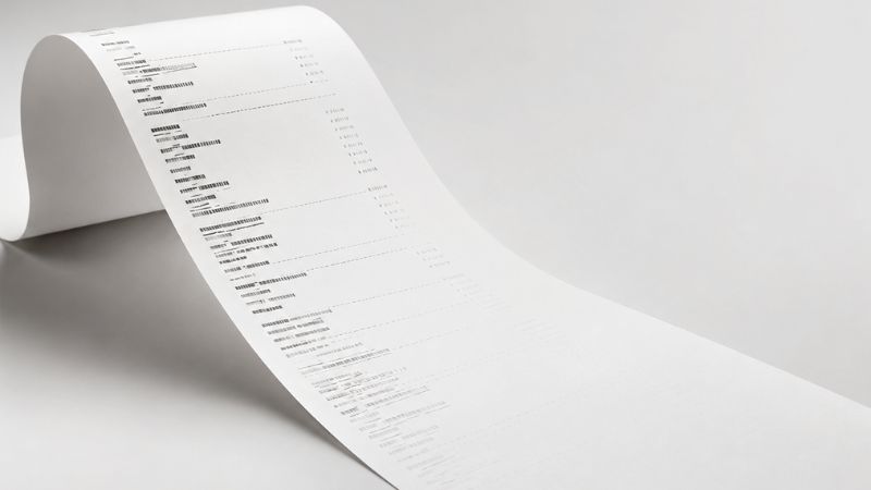Qualité d'impression des tickets de balance
