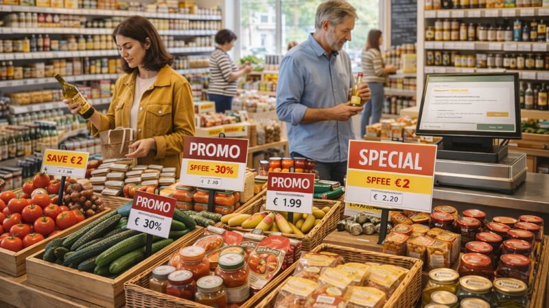 Gérer les promotions, remises et programmes de fidélité en épicerie grâce à une caisse tactile