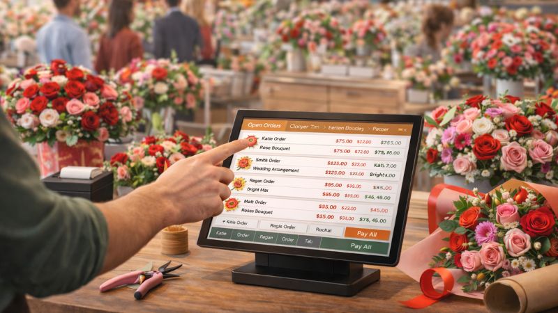Gérer les périodes de forte affluence dans une boutique fleuriste