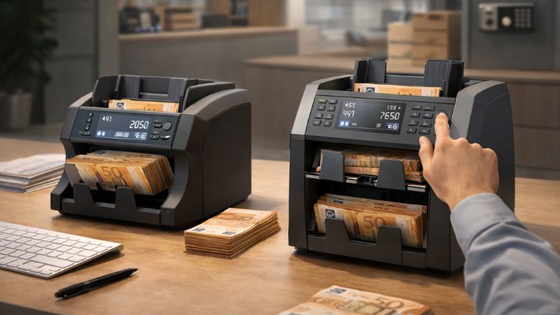 Trieuses et compteuses de billets : gagnez du temps et sécurisez vos encaissements