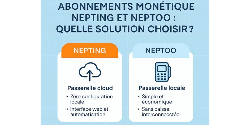 Abonnements monétique Nepting et Neptoo : quelle solution choisir ?