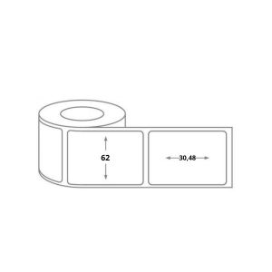 Étiquettes Brother DK-22205 - 62 mm x 30,48 m - Thermique Direct - Adhésif Permanent - Papier Continu