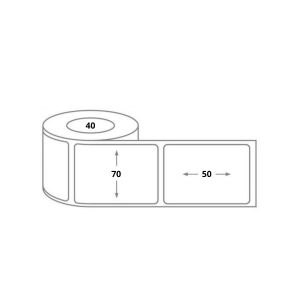 Étiquette Balance 70 x 50 mm - Mandrin 40 mm - Rouleau de 1200 Étiquettes