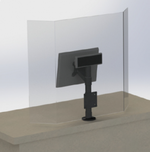 Ergonomic Solutions SAFEGUARD01 SAFEGUARD01-CLEAR