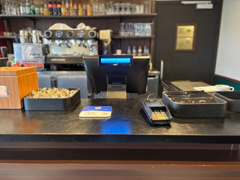 Pack Caisse tactile installée dans un restaurant